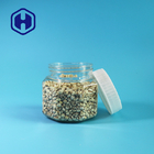 Небольшие шестиугольные пустые пластиковые опарникы еды 190ml с упаковкой фасолей риса арахисов помадок крышек