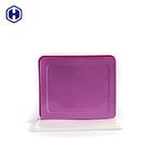 Пурпурный торт луны коробки 450г ПП пластиковый ИМЛ упаковывая подгонянный ярлык