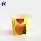Доказательства утечки верхней части фольги чашки фруктового сока ИМЛ чашка йогурта жидкостного красочная пустая