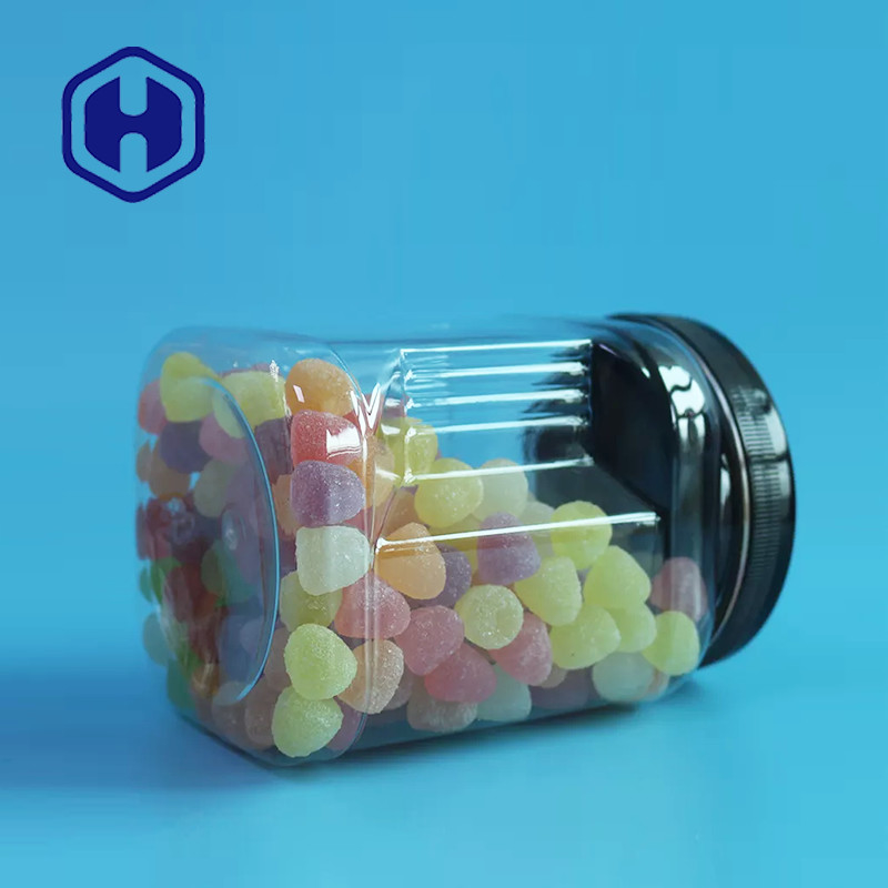 Опарникы сжатия Stackable квадрата ЛЮБИМЦА каменщика ясные пластиковые с круглой упаковкой еды печенья крышек