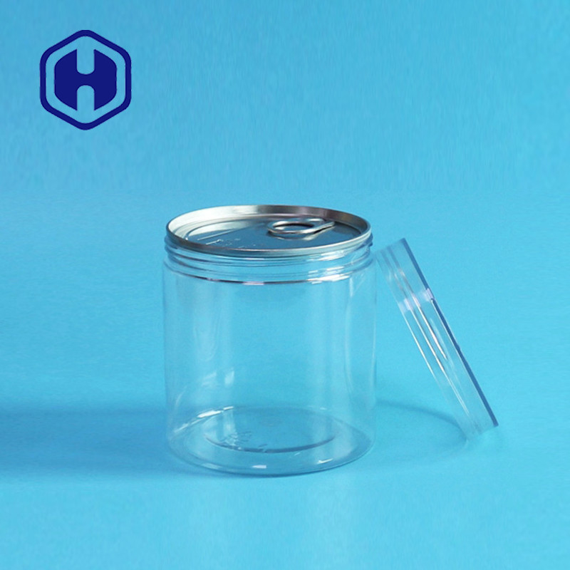 Легкая открытая пустая пластиковая консервная банка 360ml корма для домашних животных сушит овощи плодов вокруг крышки винта воздухонепроницаемой