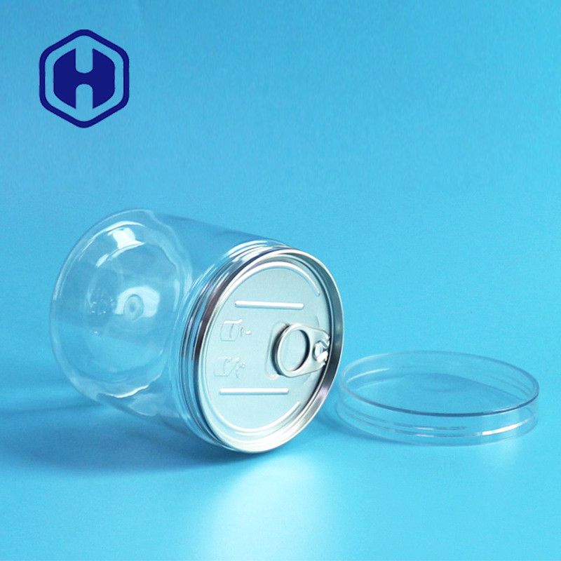 Легкая открытая пустая пластиковая консервная банка 360ml корма для домашних животных сушит овощи плодов вокруг крышки винта воздухонепроницаемой