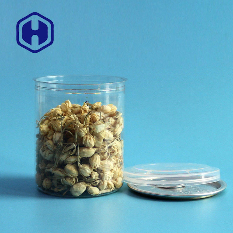 Консервная банка из ПЭТ с прозрачной банкой для соуса, специи или сухой пищи