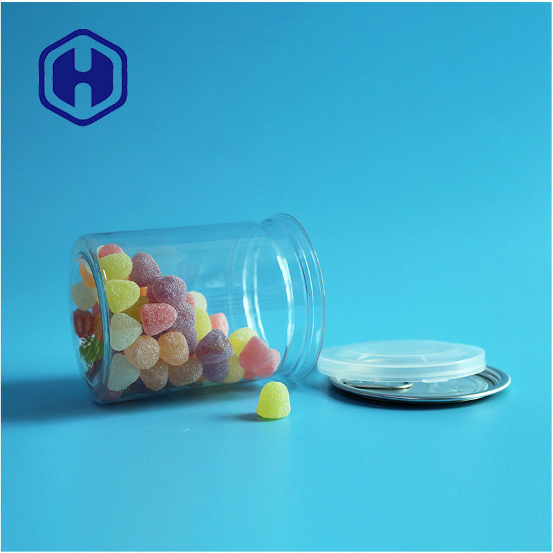 Прозрачные герметичные PET легко открытые банки пластиковые / PET пищевые банки для герметичной упаковки