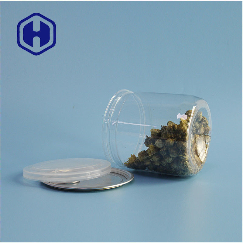 Упаковка супермаркетов герметичное протекающее ПЭТ пластиковые банки для печенья с легко открывающимися крышками