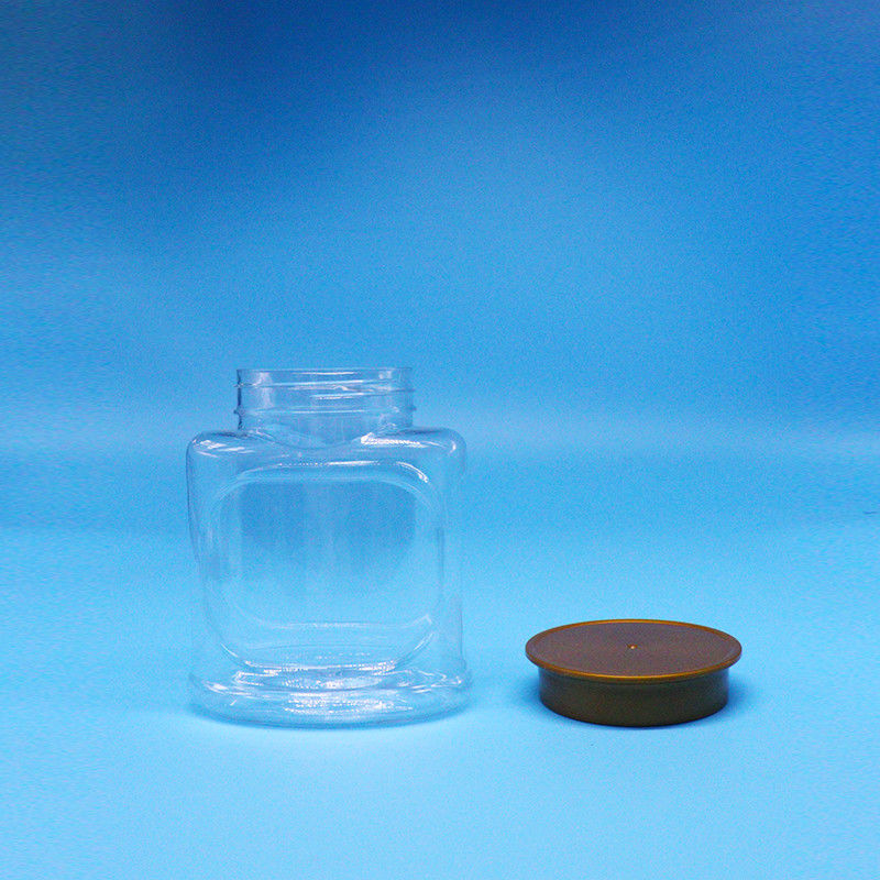 Чистый сладкий печенье пустой герметичные орехи ПЭТ пищевого качества пластиковой банки винтовая крышка для пищи