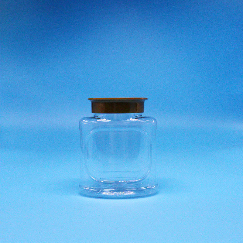 Чистый сладкий печенье пустой герметичные орехи ПЭТ пищевого качества пластиковой банки винтовая крышка для пищи