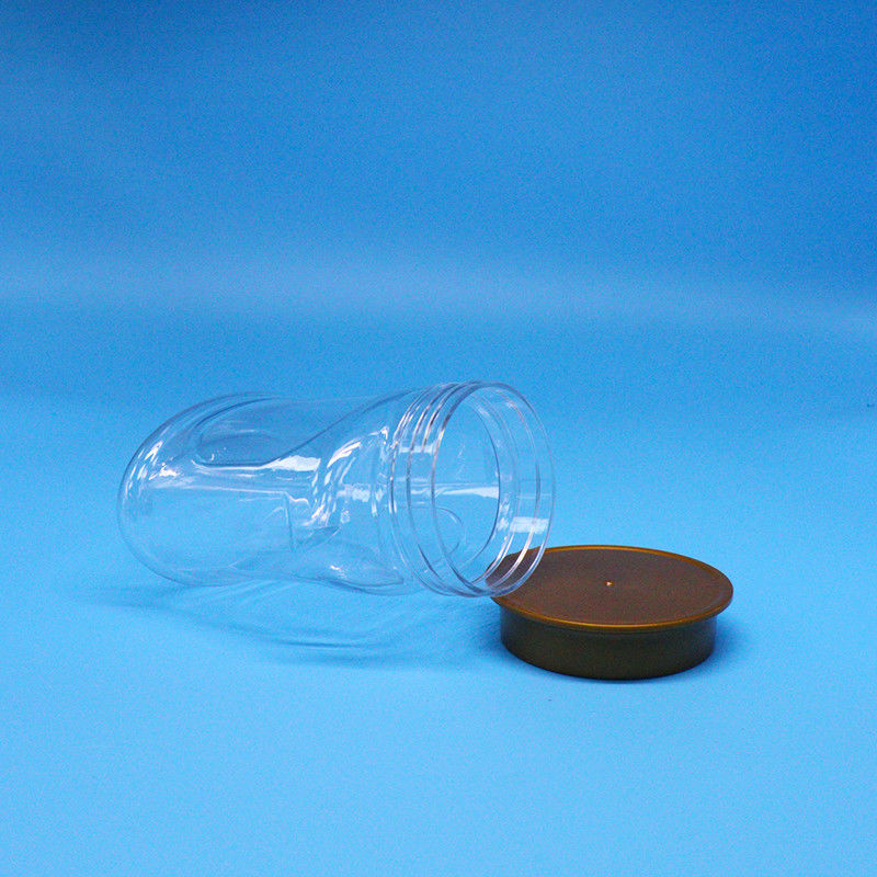 Чистый сладкий печенье пустой герметичные орехи ПЭТ пищевого качества пластиковой банки винтовая крышка для пищи