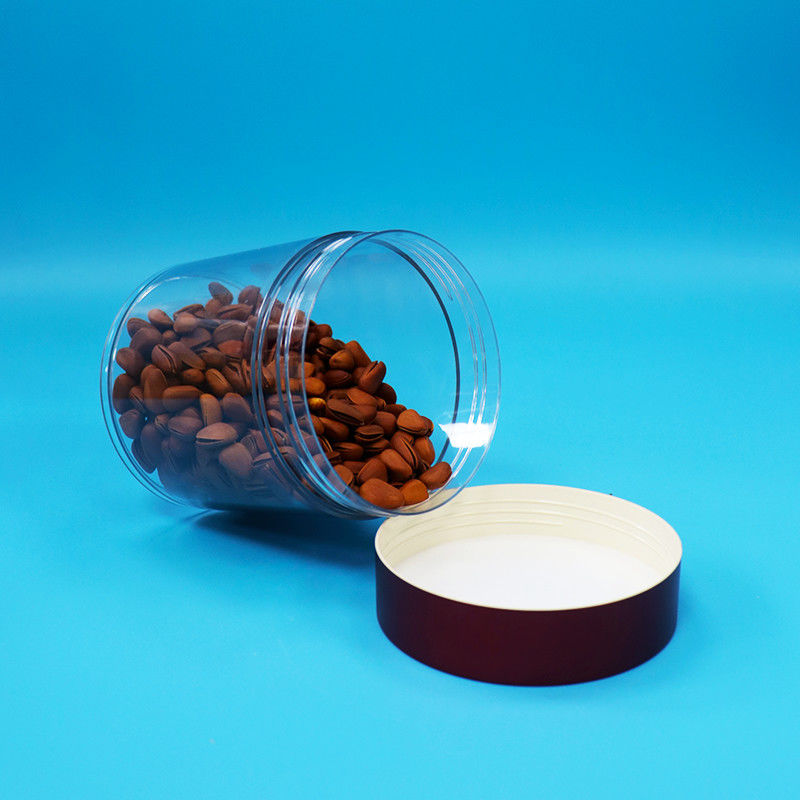 Без BPA Конфеты, печенье, орехи пищевого качества ПЭТ Прозрачная пластиковая банка