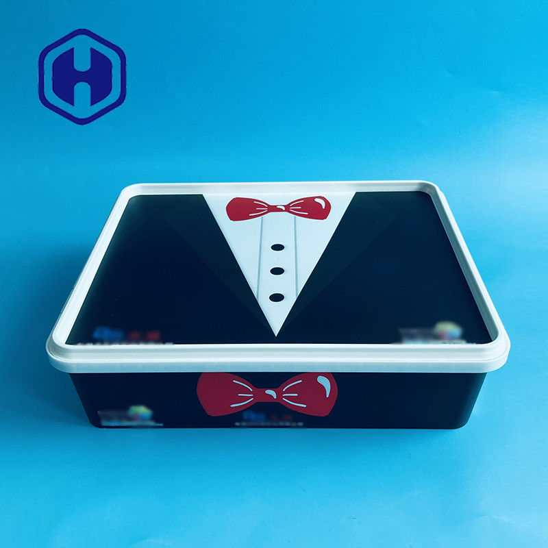 Пакет футболки перчаток юбки куртки пальто коробки праздничного подарка подарка на рождество пластмасовых контейнеров прямоугольника IML