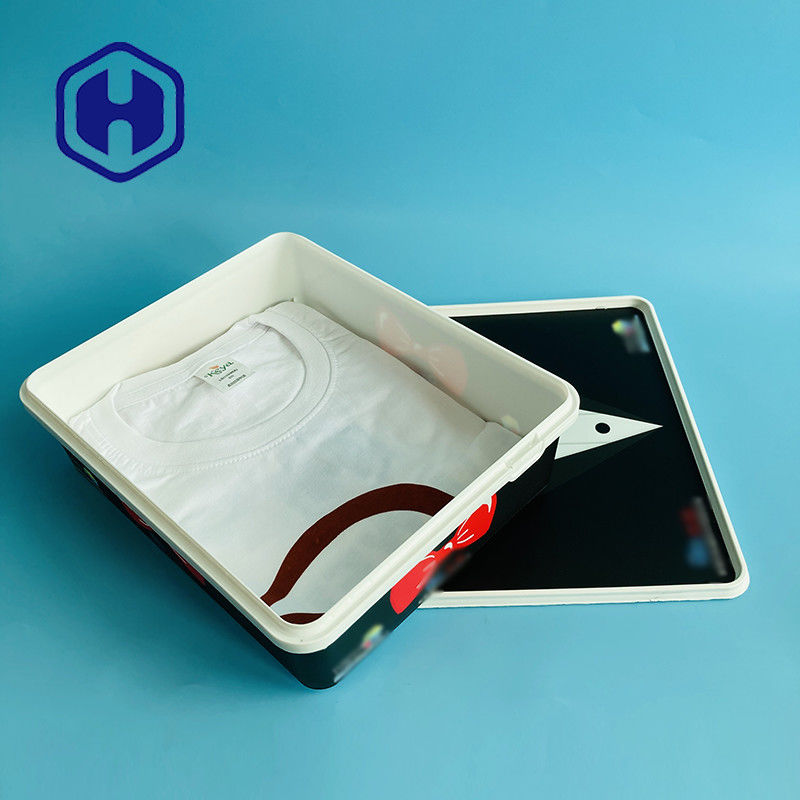 Пакет футболки перчаток юбки куртки пальто коробки праздничного подарка подарка на рождество пластмасовых контейнеров прямоугольника IML