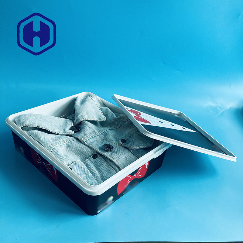 Пакет футболки перчаток юбки куртки пальто коробки праздничного подарка подарка на рождество пластмасовых контейнеров прямоугольника IML