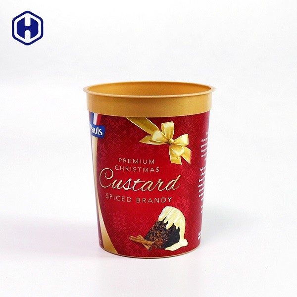 Мороженое коммерчески декоративной чашки ИМЛ устранимое придает форму чашки использование замораживателя