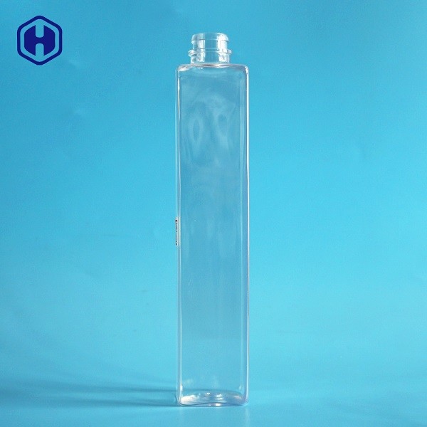 Бутылки законсервированные квадратом пустые пластиковые с доказательством утечки крышки винта