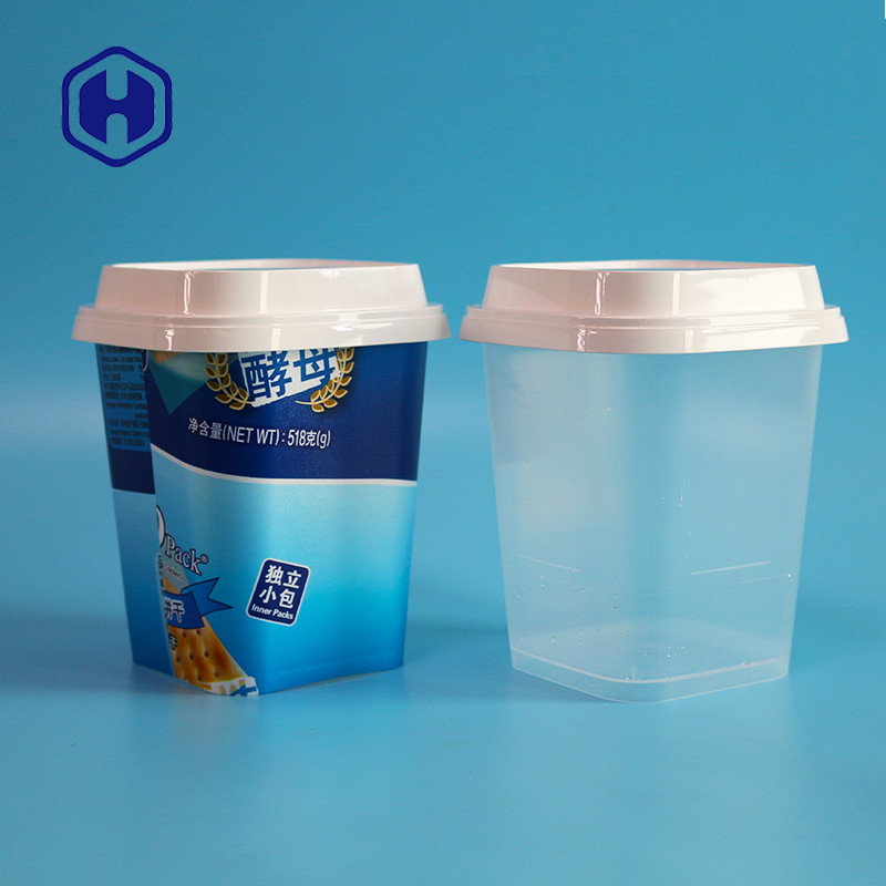 Пластмасовые контейнеры молокозавода 22OZ IML мороженого ярлыка прессформы