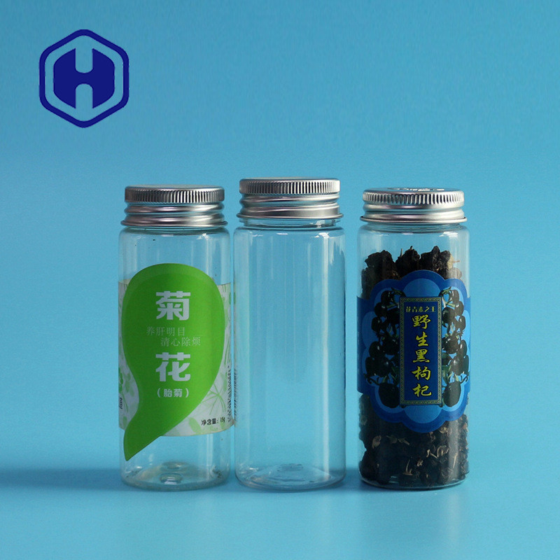 Опарникы конфеты Bpa свободные небольшие пластиковые с упаковкой травы крышек 130ml сухой