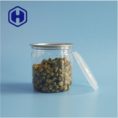 Упаковка супермаркетов герметичное протекающее ПЭТ пластиковые банки для печенья с легко открывающимися крышками