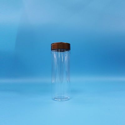 Пластмассовые ПЭТ Круглые широкие рот Прозрачные бочки специй Сифтовые колпачки Чили-пеперь в порошке