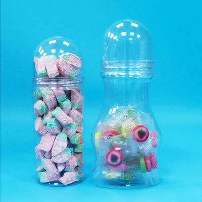 Банка для детского питания с завинчивающейся крышкой, прозрачный пластик, ПЭТ, пищевой, новый дизайн для твердых конфет