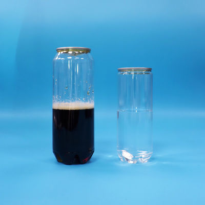 Запечатываемая пустая прозрачная PET-сода для напитков легко открывается алюминиевая крышка 500 мл 330 мл