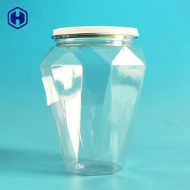 Ушаты пластиковых консервных банок ясности формы диаманта чувствительные воздухонепроницаемые пустые пластиковые