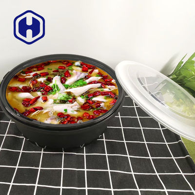 салатница жареной курицы обеда плода 1100ml пластиковая с печатанием крышки изготовленным на заказ