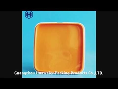 3.2L Ведра IML с двумя ручками, штабелируемые, с крышкой, внутри широкие 110 мм