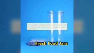 PET Food Jars Nuts Snacks Airtight Leak Proof