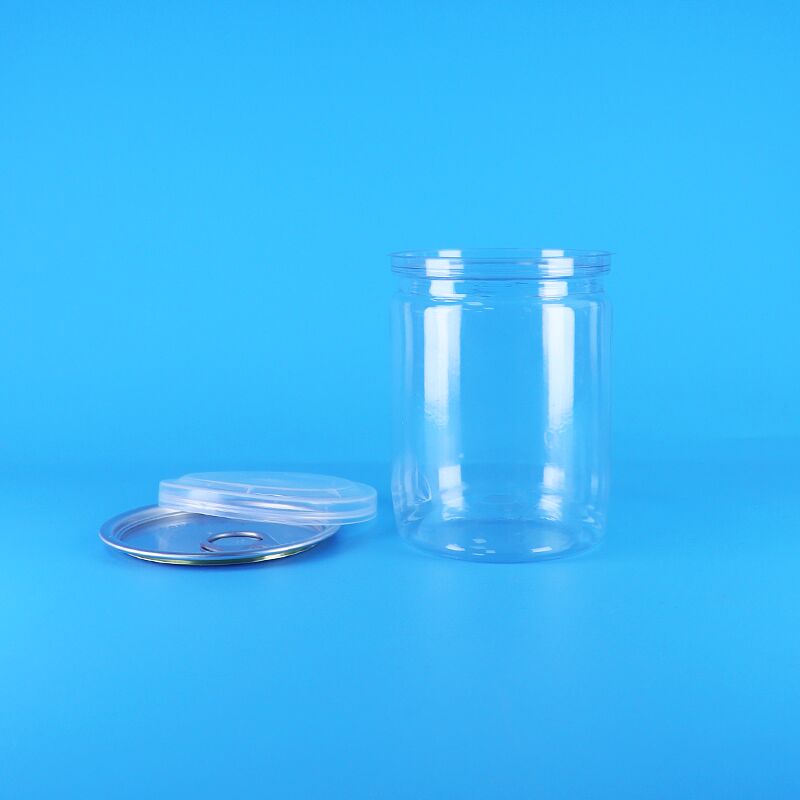 Органический дикий арахис из джунглей, сушеные продукты, пластиковая туба с легким открыванием, прозрачные банки для попкорна из ПЭТ