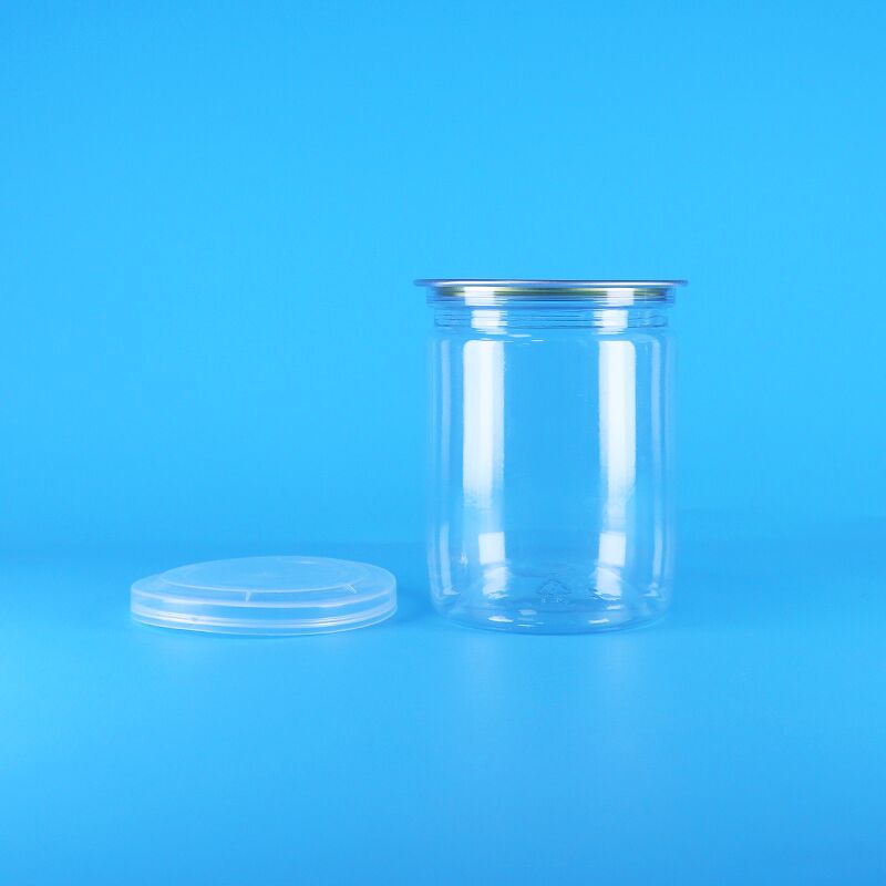 Органический дикий арахис из джунглей, сушеные продукты, пластиковая туба с легким открыванием, прозрачные банки для попкорна из ПЭТ