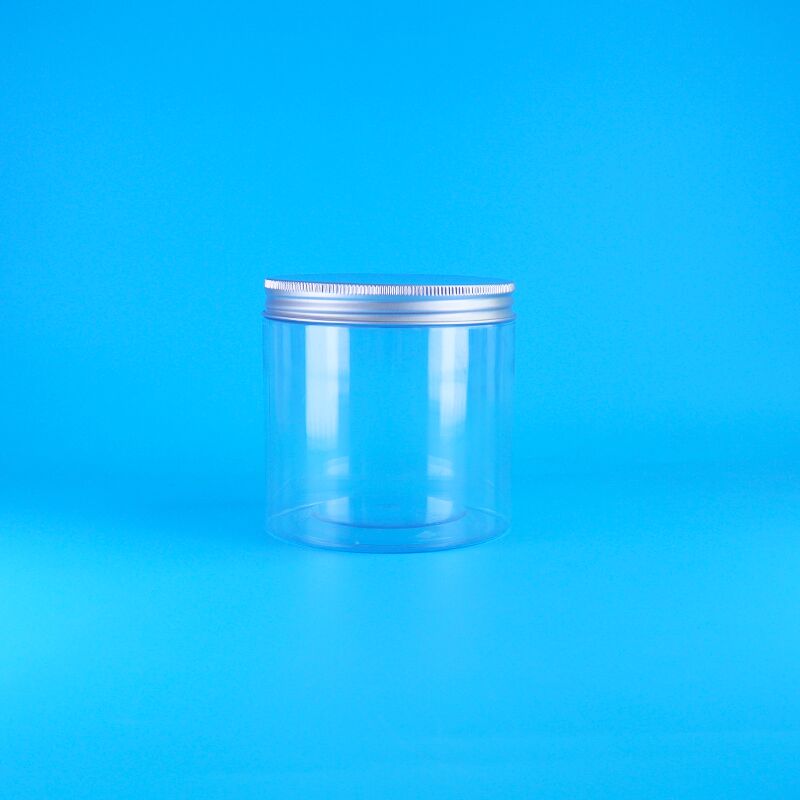 Прозрачная пластиковая банка из ПЭТ с крышкой Easy Open для еды, кофе, конфет, печенья, розового чая