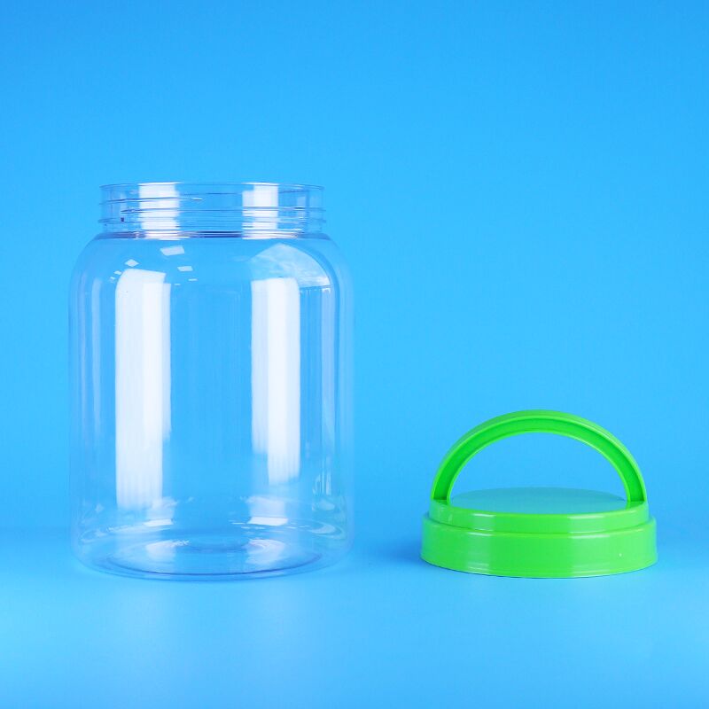 Пищевая продукция Плоская крышка Прозрачный кофе Конфеты Семена лотоса Пищевые продукты для детей ПЭТ Круглые пластиковые банки