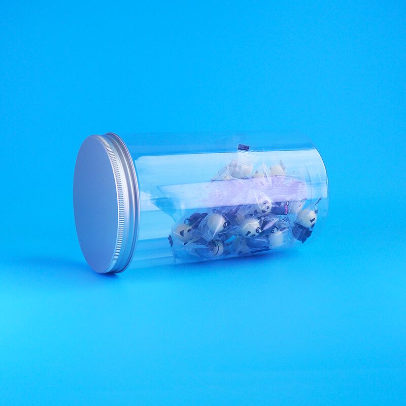 Прозрачные пищевые сушеные фрукты, хрустящий арахис, печенье, медведь, круглые ПЭТ-банки, винтовые крышки