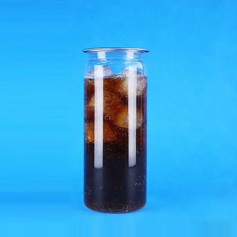 Высококачественный хорошо уплотняющий легко открытый крышка прозрачный ПЭТ пластик напитки сода