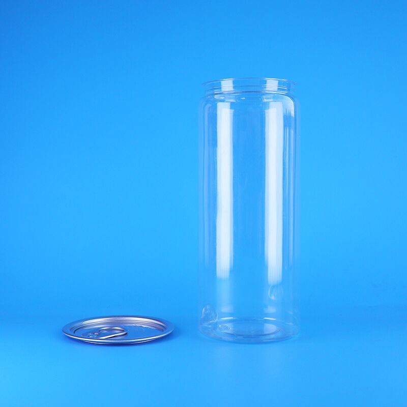 Прозрачная PET пластиковая емкость для напитков с легко открытой крышкой, прозрачной для пищевых продуктов