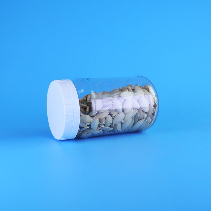 220 мл Прозрачная PET пластиковая банка Белая винтовая крышка для салатных консервов Растворы упаковки продуктов питания