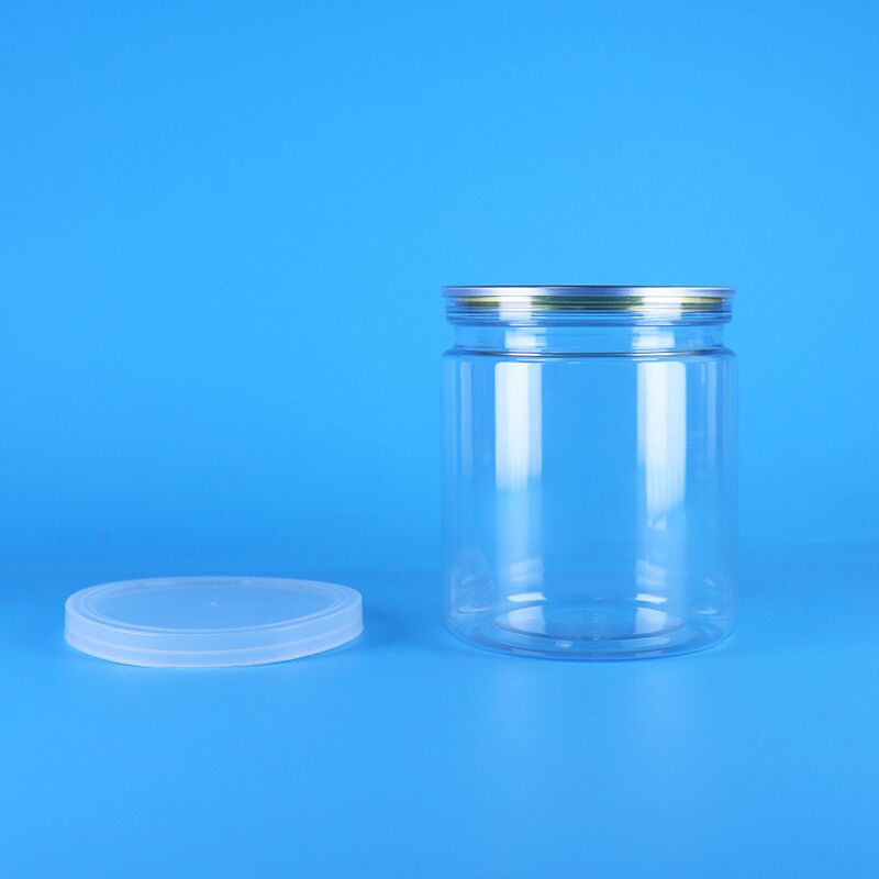 250 мл герметичной PET банки с легко открываемой крышкой для попкорна и картофельного пюре Пластиковая упаковочная банка