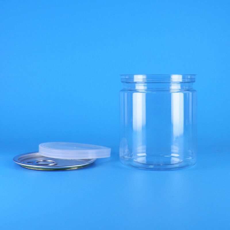 Противовоздушный 250 мл ПЭТ легко открытый крышка пластик Персики могут ветчина горошек Пищевые упаковочные решения