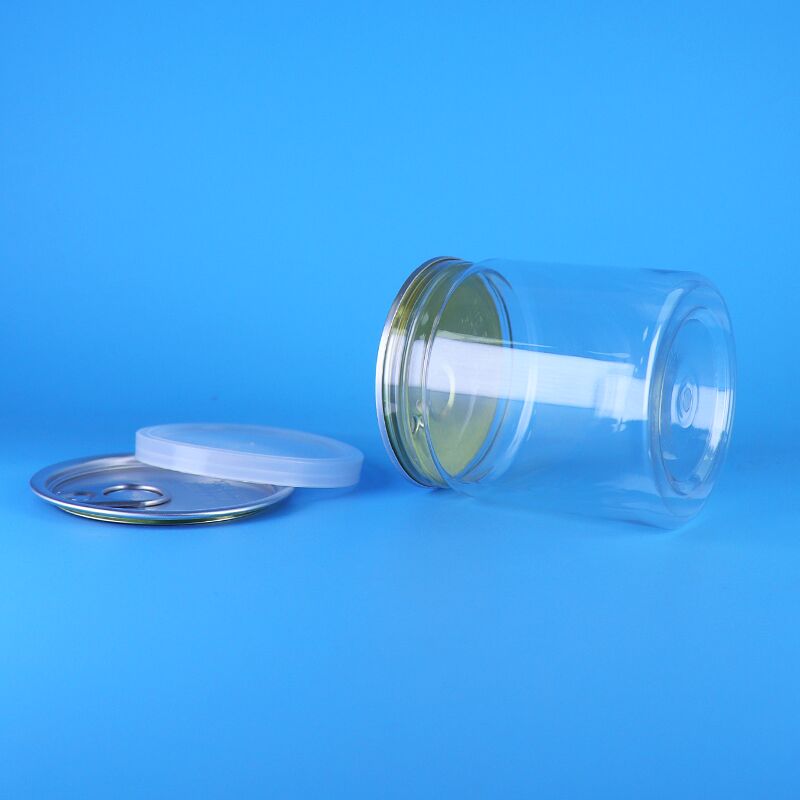 Хорошо запечатание BPA свободный PET банка с легкой открытой крышкой для упаковки продуктов питания