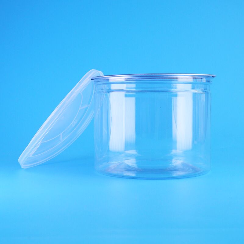 100% Airtight Food Grade PET Plastic Jar with Easy Open Lid for Dried Fruits and Nuts Packaging