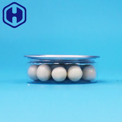 Круглый пластиковый ПЭТ-консерв с оловянным легким открытым концом для еды Конфеты печенье закуска упаковка