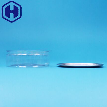 Круглый пластиковый ПЭТ-консерв с оловянным легким открытым концом для еды Конфеты печенье закуска упаковка