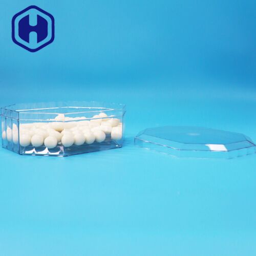 Пустые сушеные фрукты конфеты орехи печенье ПЭТ пластиковая восьмиугольная упаковка коробка пищевой класс