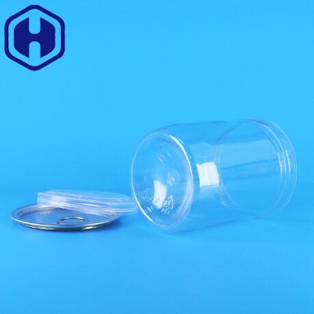 Органический дикий арахис из джунглей, сушеные продукты, пластиковая туба с легким открыванием, прозрачные банки для попкорна из ПЭТ