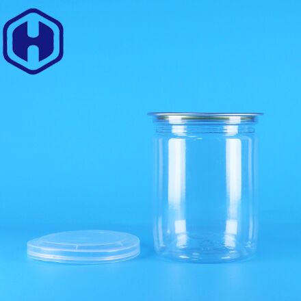 Органический дикий арахис из джунглей, сушеные продукты, пластиковая туба с легким открыванием, прозрачные банки для попкорна из ПЭТ