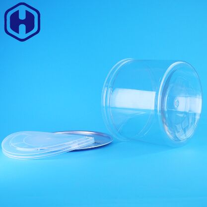 100% герметичное пищевое ПЭТ пластиковое банку с легко открытой крышкой для упаковки сушеных фруктов и орехов