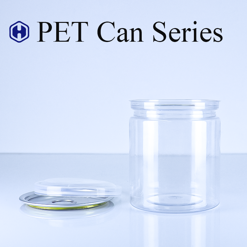 FSSC22000 Сертифицированные прозрачные PET-консервы для сухих продуктов питания ODM