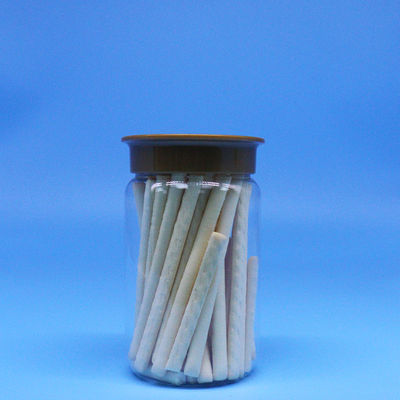 Конфеты Бисквиты ПЭТ Пластмассовые орехи Пища Высокие круглые Прозрачные банки Вилка Плоские крышки