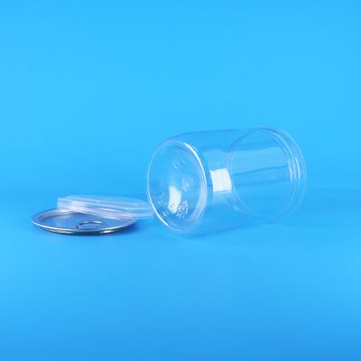 Органический дикий арахис из джунглей, сушеные продукты, пластиковая туба с легким открыванием, прозрачные банки для попкорна из ПЭТ