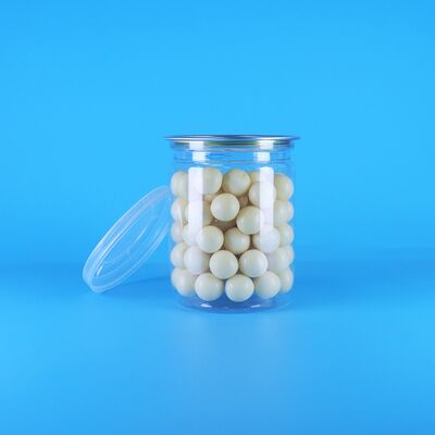 Легко открывающиеся крышки. Органические дикие орехи джунглей. Сушеные продукты. Пластиковые прозрачные банки для попкорна.